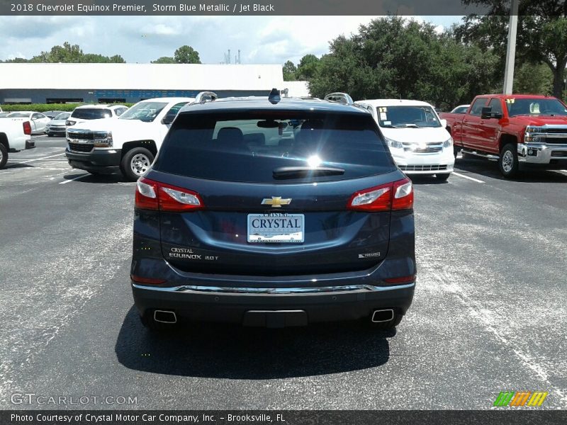 Storm Blue Metallic / Jet Black 2018 Chevrolet Equinox Premier