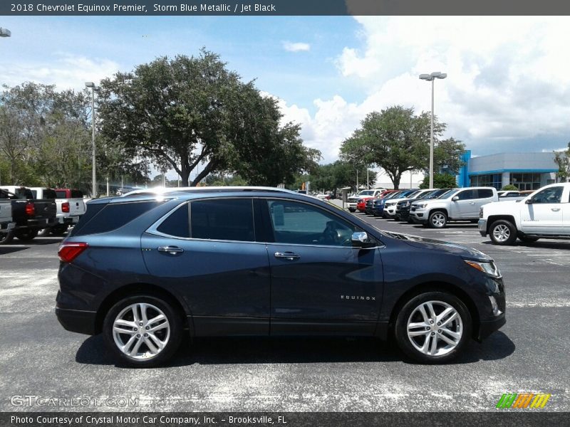 Storm Blue Metallic / Jet Black 2018 Chevrolet Equinox Premier