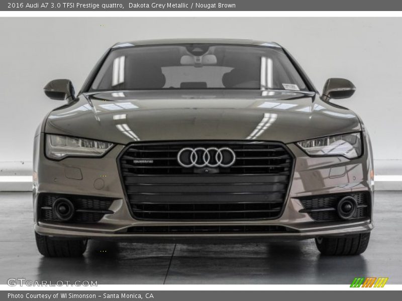 Dakota Grey Metallic / Nougat Brown 2016 Audi A7 3.0 TFSI Prestige quattro