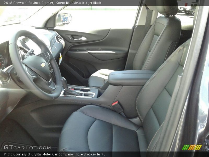 Storm Blue Metallic / Jet Black 2018 Chevrolet Equinox Premier