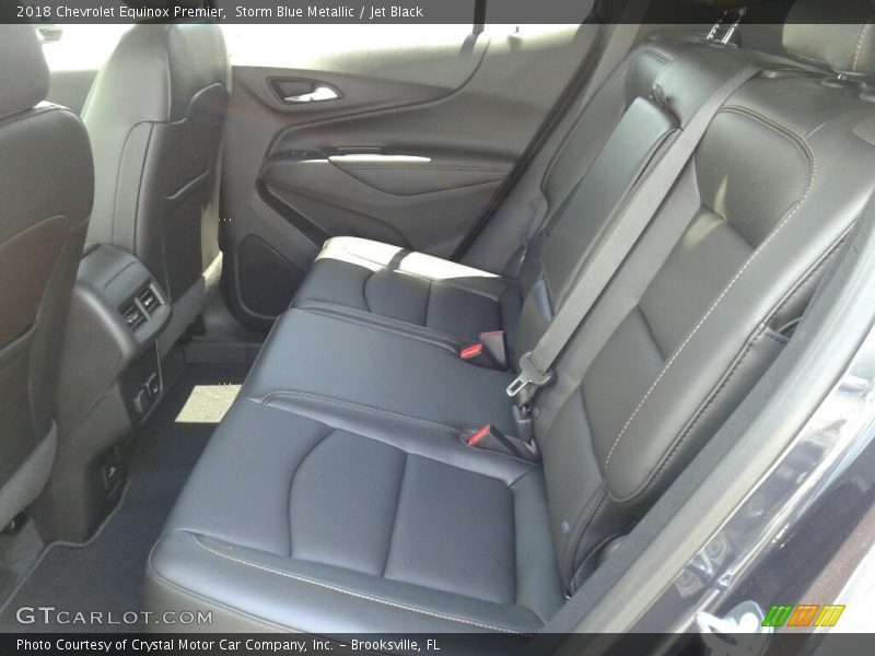 Storm Blue Metallic / Jet Black 2018 Chevrolet Equinox Premier