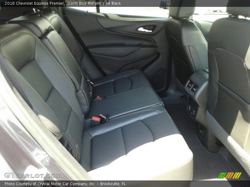 Storm Blue Metallic / Jet Black 2018 Chevrolet Equinox Premier