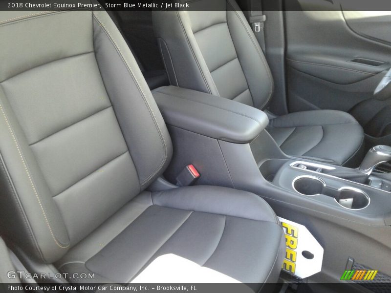 Storm Blue Metallic / Jet Black 2018 Chevrolet Equinox Premier