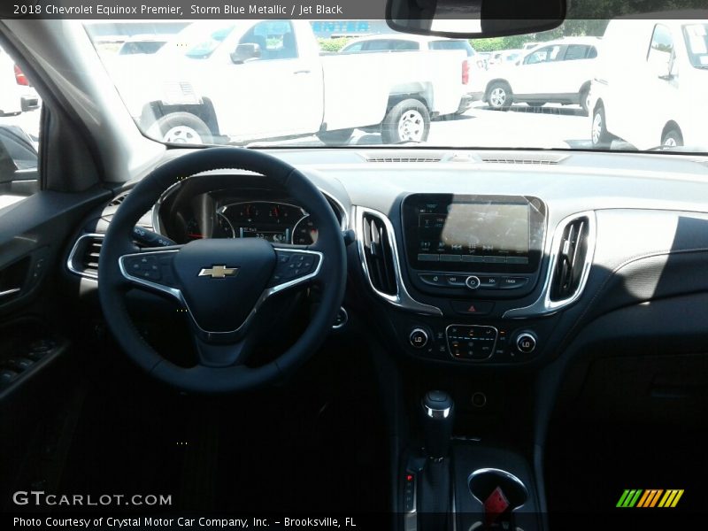 Storm Blue Metallic / Jet Black 2018 Chevrolet Equinox Premier
