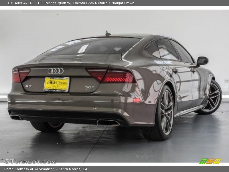 Dakota Grey Metallic / Nougat Brown 2016 Audi A7 3.0 TFSI Prestige quattro
