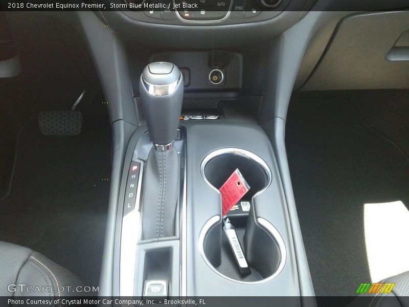 Storm Blue Metallic / Jet Black 2018 Chevrolet Equinox Premier