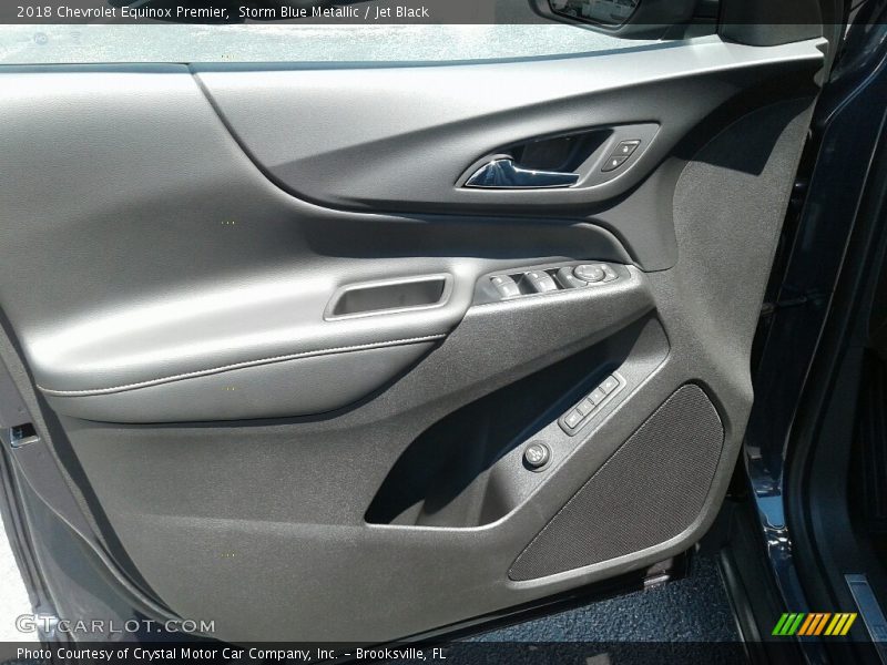 Storm Blue Metallic / Jet Black 2018 Chevrolet Equinox Premier