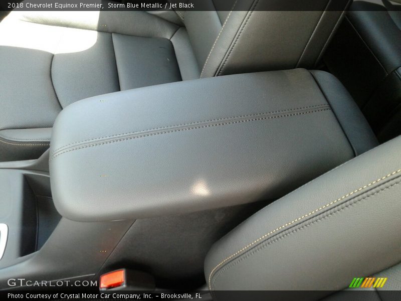 Storm Blue Metallic / Jet Black 2018 Chevrolet Equinox Premier