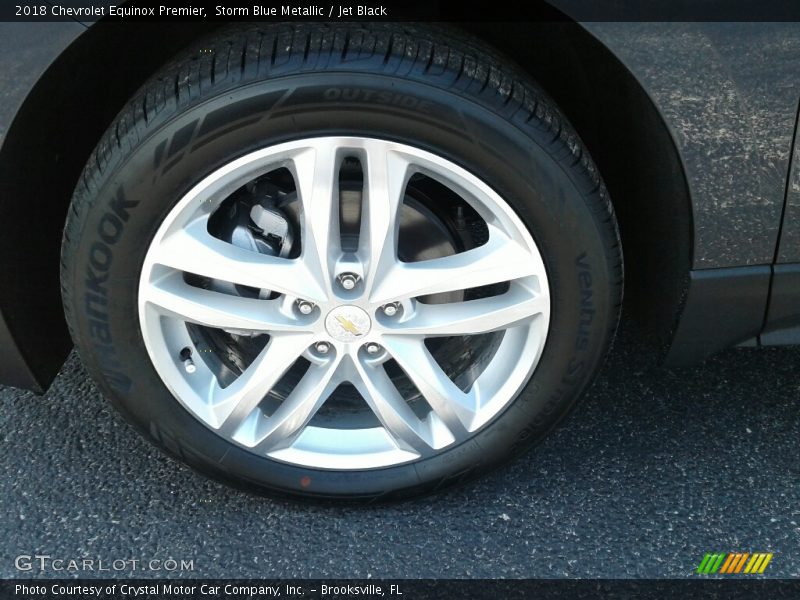 Storm Blue Metallic / Jet Black 2018 Chevrolet Equinox Premier