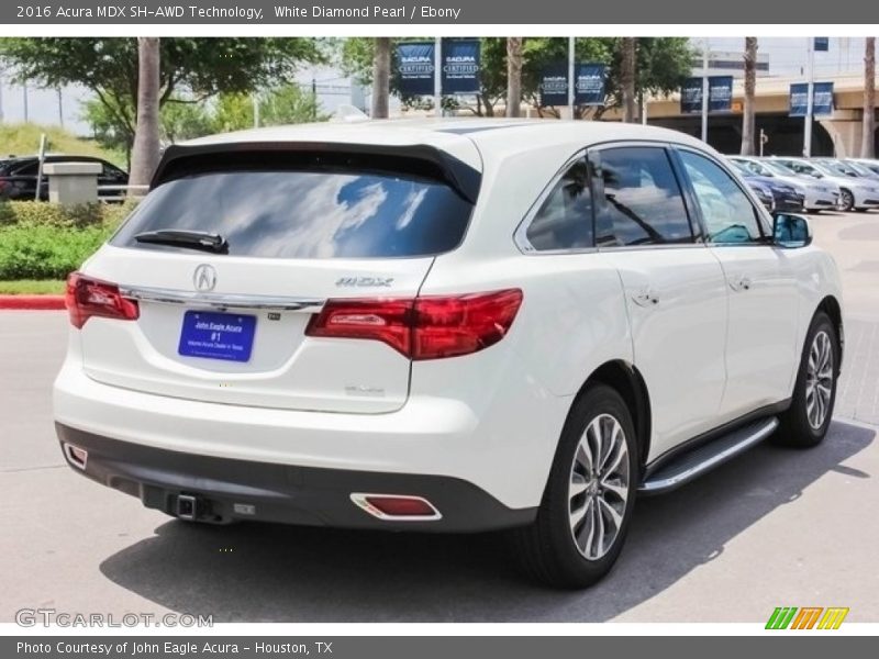 White Diamond Pearl / Ebony 2016 Acura MDX SH-AWD Technology