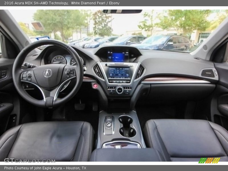 White Diamond Pearl / Ebony 2016 Acura MDX SH-AWD Technology