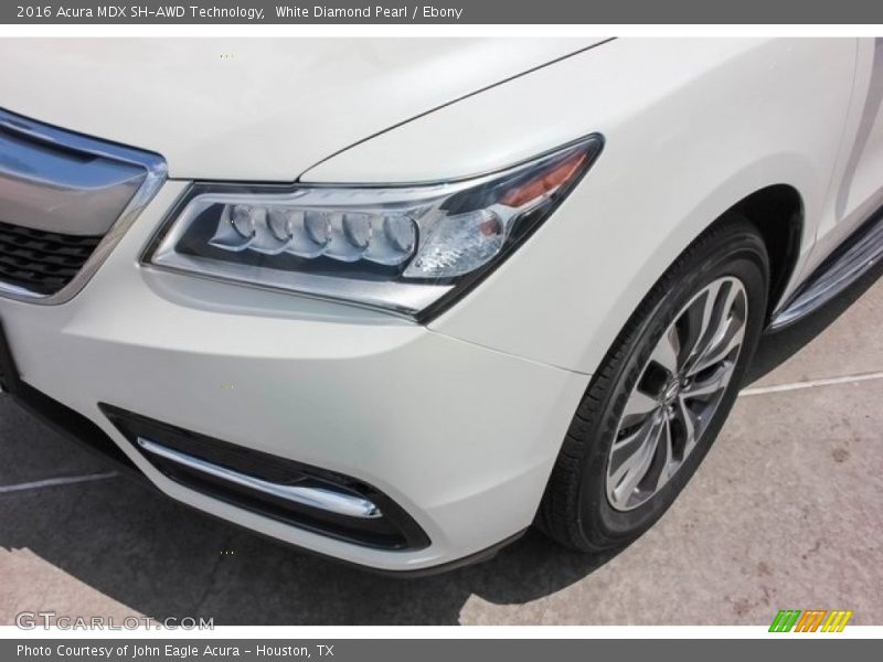 White Diamond Pearl / Ebony 2016 Acura MDX SH-AWD Technology