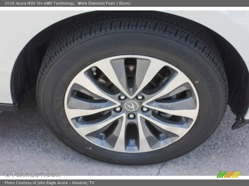 White Diamond Pearl / Ebony 2016 Acura MDX SH-AWD Technology