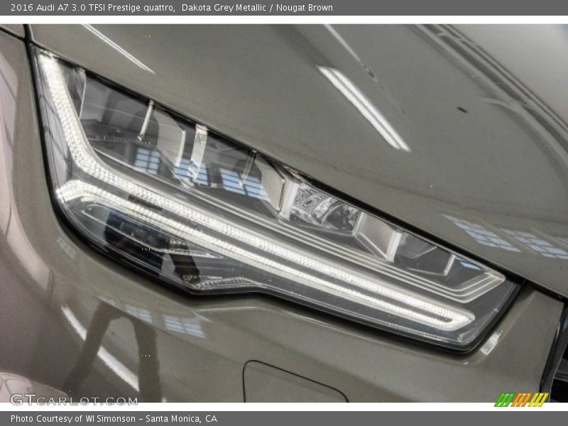 Dakota Grey Metallic / Nougat Brown 2016 Audi A7 3.0 TFSI Prestige quattro