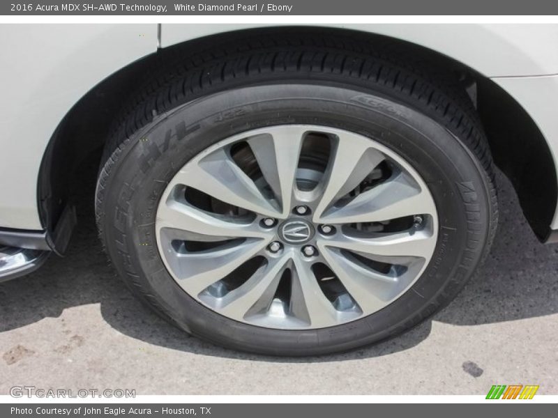 White Diamond Pearl / Ebony 2016 Acura MDX SH-AWD Technology