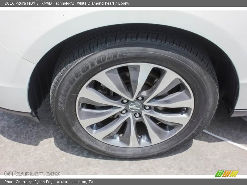 White Diamond Pearl / Ebony 2016 Acura MDX SH-AWD Technology