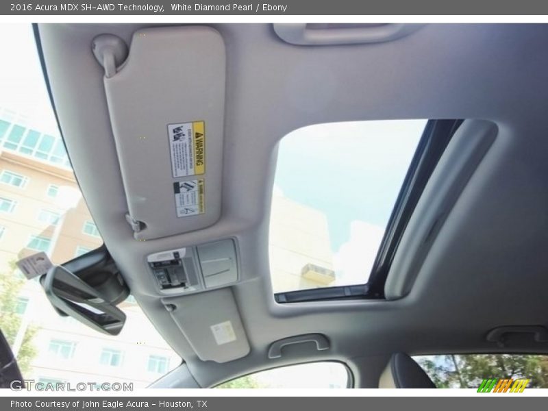 White Diamond Pearl / Ebony 2016 Acura MDX SH-AWD Technology