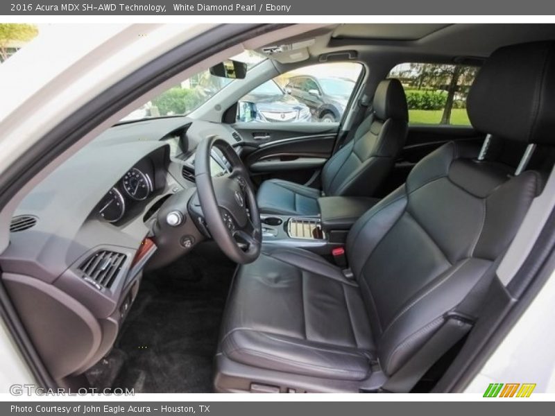 White Diamond Pearl / Ebony 2016 Acura MDX SH-AWD Technology