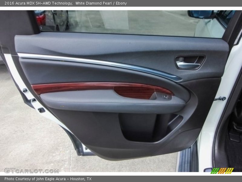 White Diamond Pearl / Ebony 2016 Acura MDX SH-AWD Technology