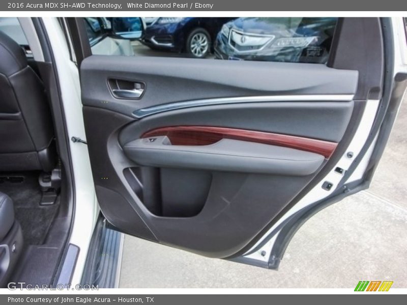 White Diamond Pearl / Ebony 2016 Acura MDX SH-AWD Technology