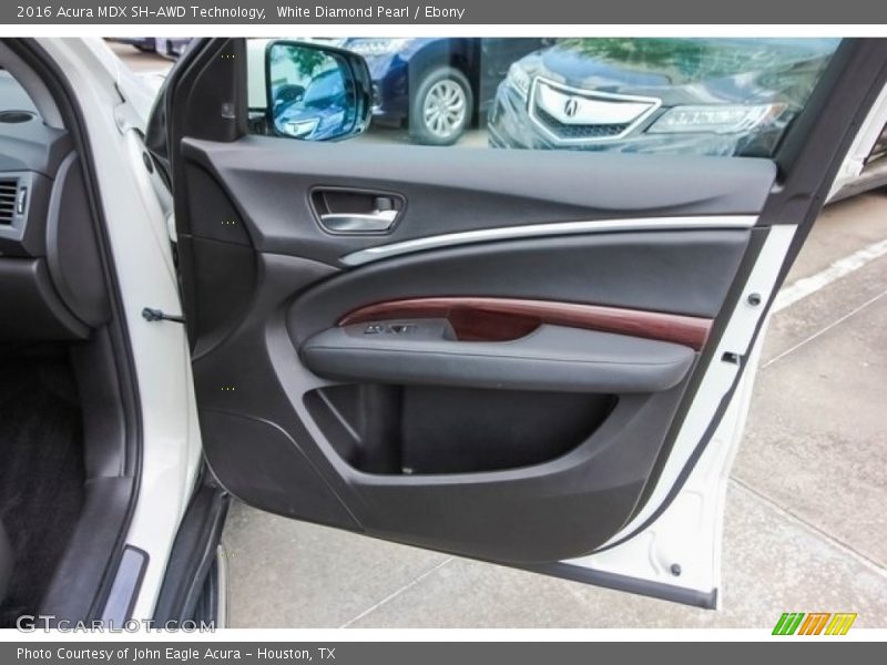 White Diamond Pearl / Ebony 2016 Acura MDX SH-AWD Technology
