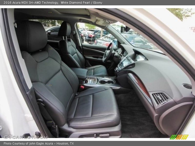 White Diamond Pearl / Ebony 2016 Acura MDX SH-AWD Technology