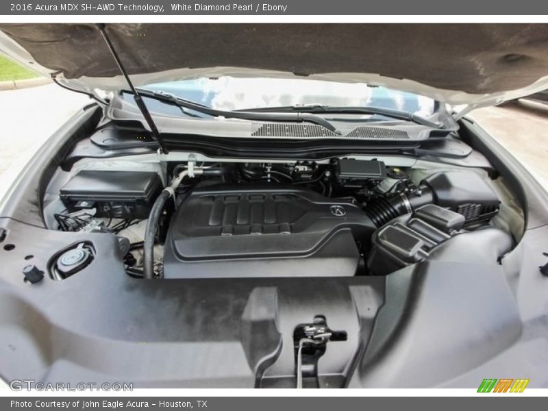White Diamond Pearl / Ebony 2016 Acura MDX SH-AWD Technology