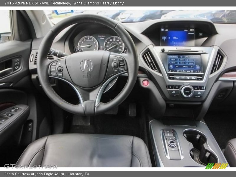 White Diamond Pearl / Ebony 2016 Acura MDX SH-AWD Technology