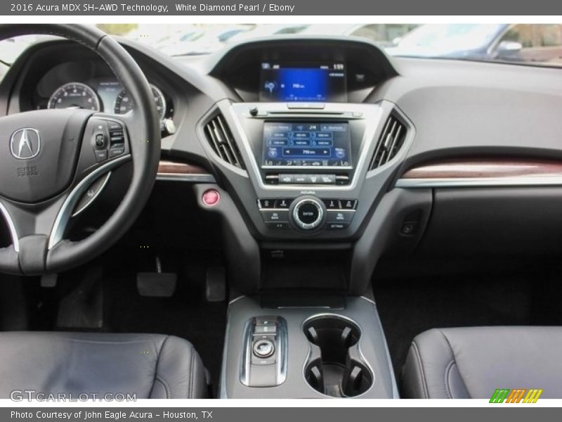 White Diamond Pearl / Ebony 2016 Acura MDX SH-AWD Technology
