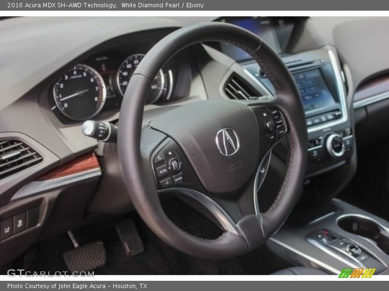 White Diamond Pearl / Ebony 2016 Acura MDX SH-AWD Technology