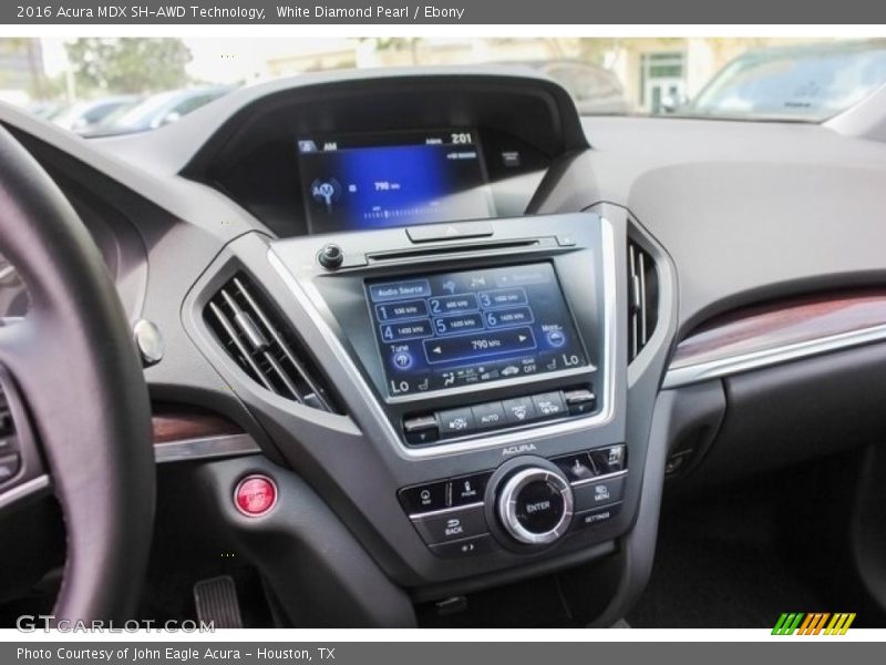 White Diamond Pearl / Ebony 2016 Acura MDX SH-AWD Technology
