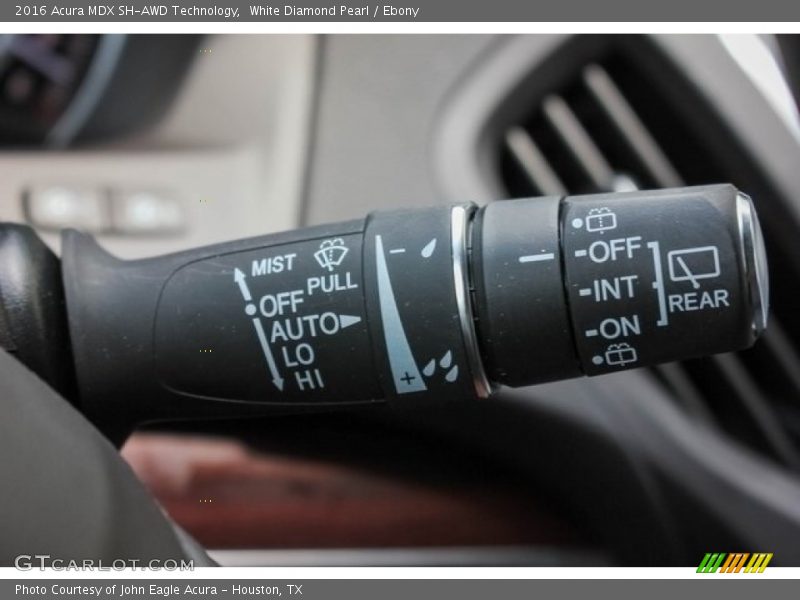 White Diamond Pearl / Ebony 2016 Acura MDX SH-AWD Technology