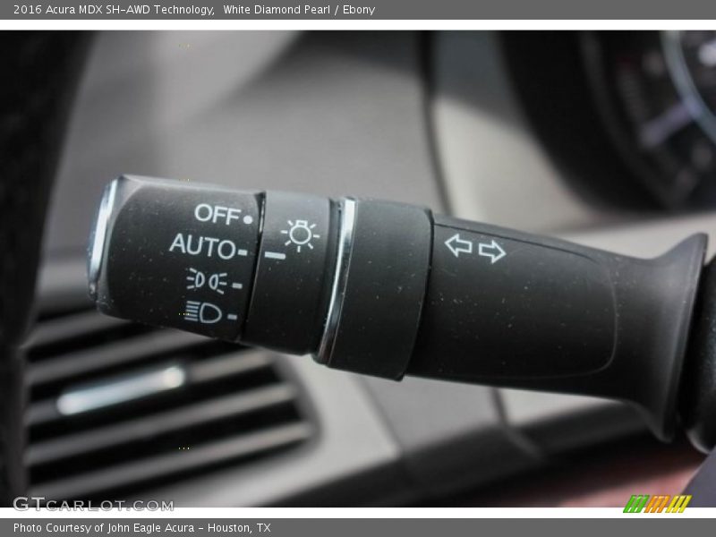 White Diamond Pearl / Ebony 2016 Acura MDX SH-AWD Technology