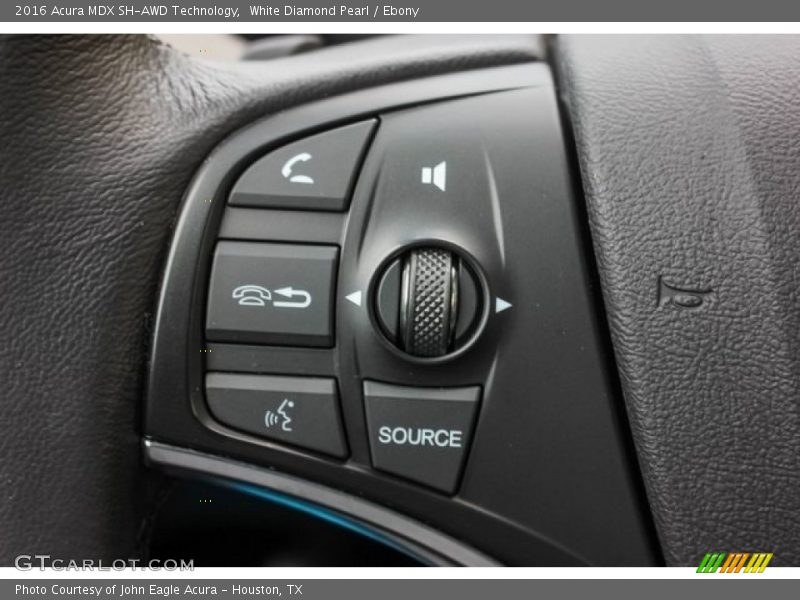 White Diamond Pearl / Ebony 2016 Acura MDX SH-AWD Technology