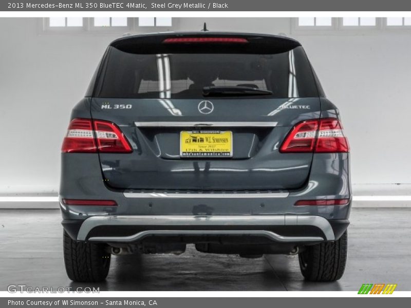 Steel Grey Metallic / Black 2013 Mercedes-Benz ML 350 BlueTEC 4Matic