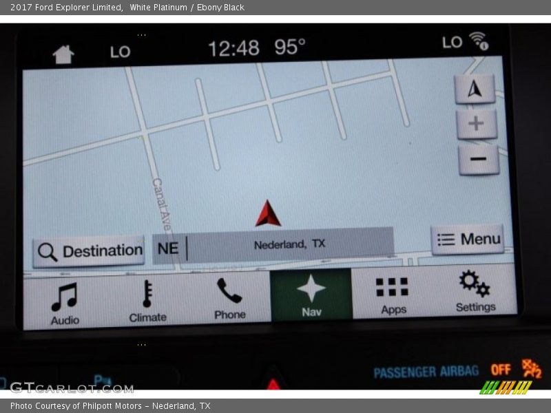 White Platinum / Ebony Black 2017 Ford Explorer Limited