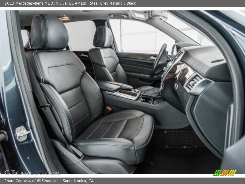 Steel Grey Metallic / Black 2013 Mercedes-Benz ML 350 BlueTEC 4Matic