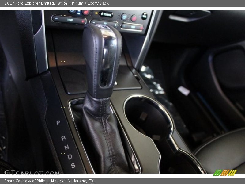 White Platinum / Ebony Black 2017 Ford Explorer Limited