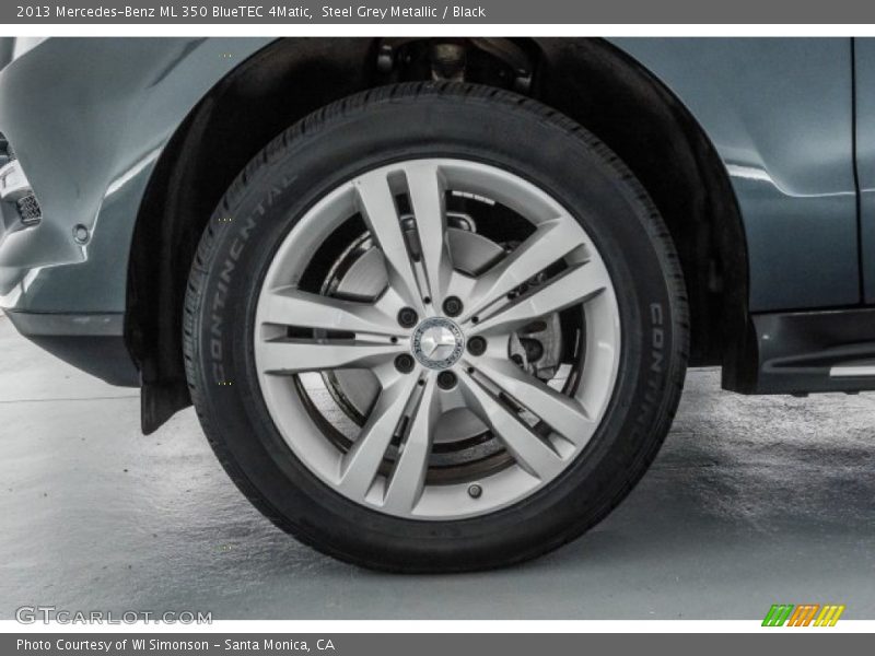 Steel Grey Metallic / Black 2013 Mercedes-Benz ML 350 BlueTEC 4Matic