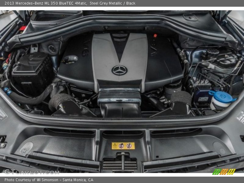Steel Grey Metallic / Black 2013 Mercedes-Benz ML 350 BlueTEC 4Matic