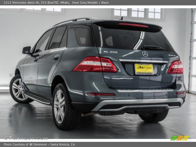Steel Grey Metallic / Black 2013 Mercedes-Benz ML 350 BlueTEC 4Matic