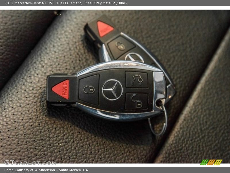 Steel Grey Metallic / Black 2013 Mercedes-Benz ML 350 BlueTEC 4Matic