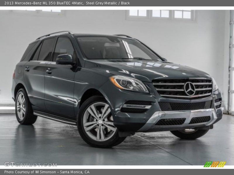 Steel Grey Metallic / Black 2013 Mercedes-Benz ML 350 BlueTEC 4Matic