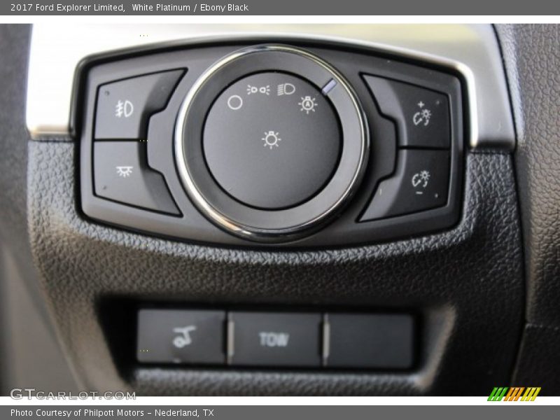 White Platinum / Ebony Black 2017 Ford Explorer Limited