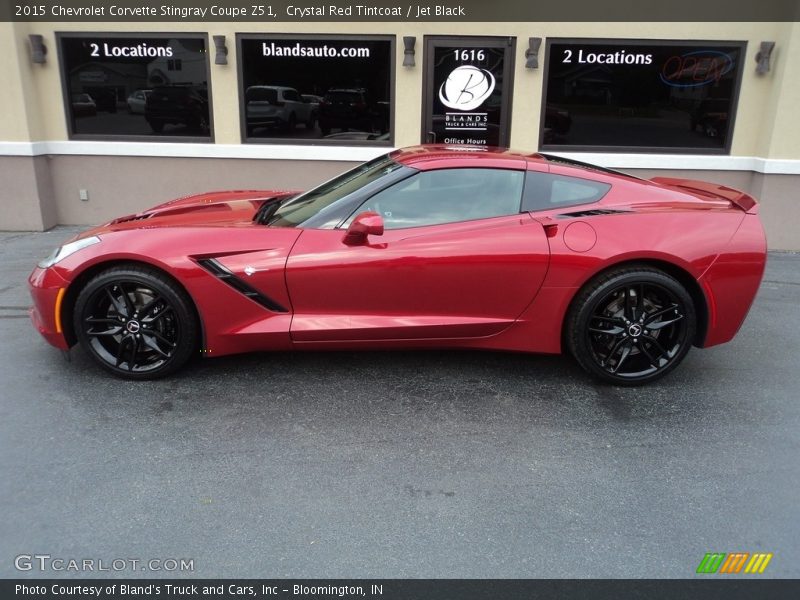 Crystal Red Tintcoat / Jet Black 2015 Chevrolet Corvette Stingray Coupe Z51