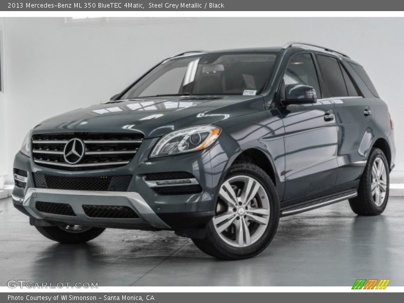 Steel Grey Metallic / Black 2013 Mercedes-Benz ML 350 BlueTEC 4Matic