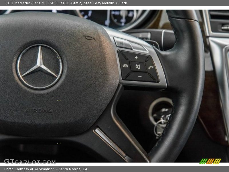 Steel Grey Metallic / Black 2013 Mercedes-Benz ML 350 BlueTEC 4Matic