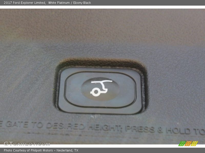White Platinum / Ebony Black 2017 Ford Explorer Limited