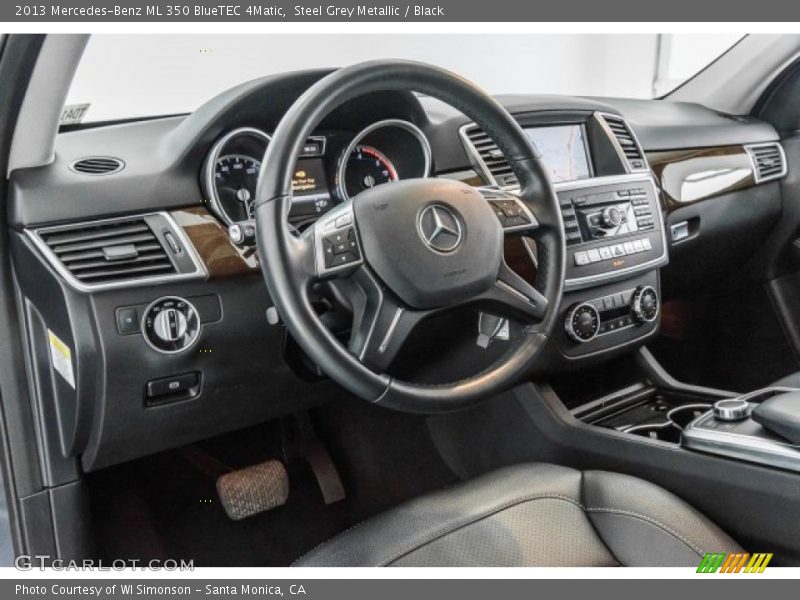 Steel Grey Metallic / Black 2013 Mercedes-Benz ML 350 BlueTEC 4Matic