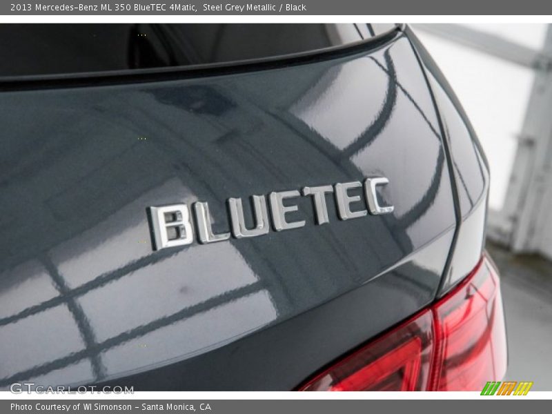 Steel Grey Metallic / Black 2013 Mercedes-Benz ML 350 BlueTEC 4Matic